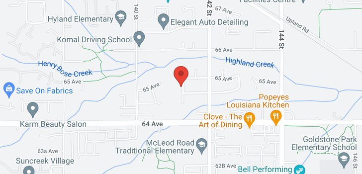 map of 6469 141A STREET